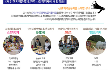 4개 신규 지역공동체, 완주 사회적경제에 새 활력을!